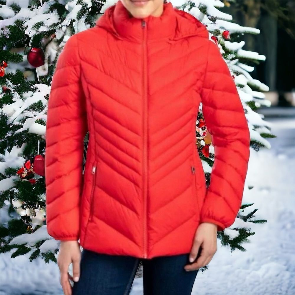 ✔️ London Fog Packable Down Puffer with Hood Size XXL